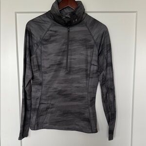 Under Armour Black Camo Quarter-Zip Top